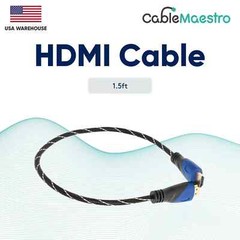 HDMI Premium Cable 4K 60Hz Braided Gold Plated 1.5-50FT Multipack LOT