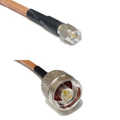 RG142 SMA MALE to N MALE Coaxial RF Cable USA-Ship Lot