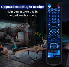 Universal Backlit Bluetooth Voice Remote. vSeeBox, MAGAbox, SuperBox, Supercaja
