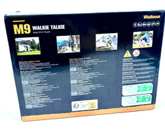 Wishouse Easy To Use Rechargeable Walkie Talkie Built-In Flash 4 Pack Open Box