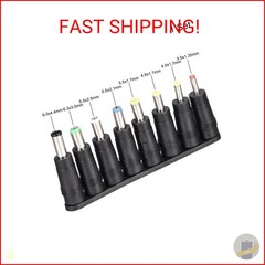 uxcell DC Power Adapter Kit 8pcs 5.5 x 2.1mm Jack Converter Barrel Connector Set