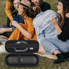 Beats Pill Bluetooth Speaker Carrying Case Travel Bag Black Black Mesh Pocket