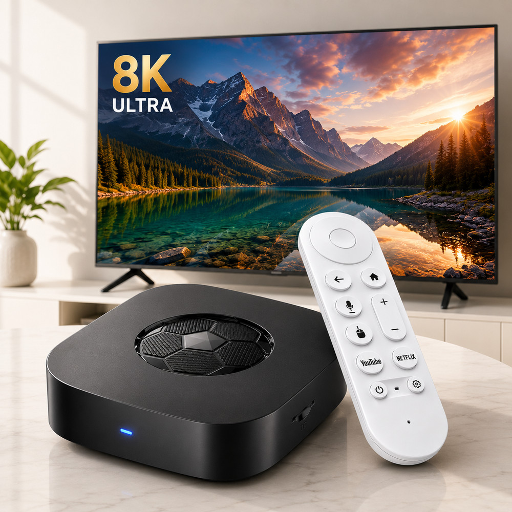 T1 Ultra TV Box 8K Android 16 8GB RAM 128GB WiFi 6 Smart Media Player 2026