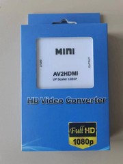 RCA AV to HDMI HD Converter Composite CVBS Video Adapter Wii NES SNES