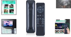 Replacement Soundbar Remote with Ergonomic Design – Easy Setup, 40ft Range