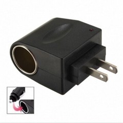 120V AC Electric Wall Outlet Power To 12V DC Cigarette Lighter Adapter converter