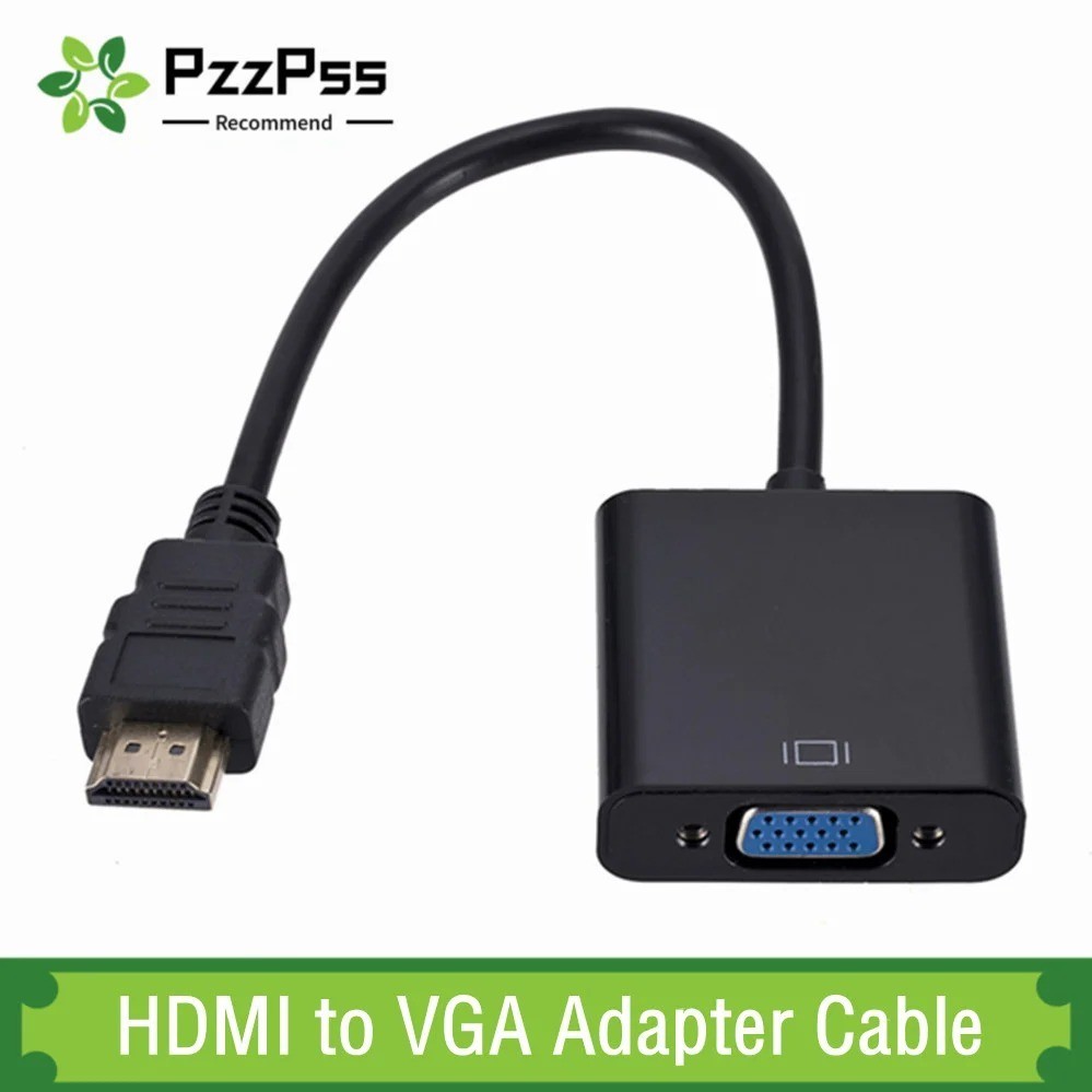 HDMI Male to VGA Female Video Cable Converter Adapter For PC Monitor 4K 3.0