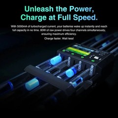 MC5000 Cylindrical Battery Charger and Analyzer Li-ion, Li-ion HV, LiFePO4, NiMH