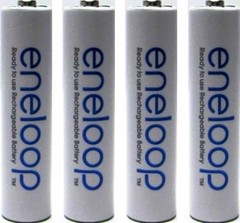 NEW Panasonic Eneloop AAA NiMH Rechargeable Batteries x 4