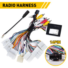 For Toyota Car Stereo Radio Power Harness Cable Wire Adapter Support JBL AMP