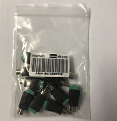 10-Pack Phono RCA Male and Female Plug to AV Screw Terminal Audio/Video Connecto
