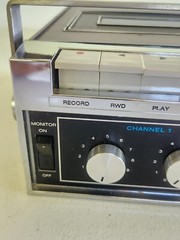 Vintage RCA YZD 560W Walnut Finish CASSETTE DECK RECORDER & Cord 2 Channel