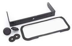 BMRC7B | Flip-up Fully Enclosed Black Marine Stereo Splash Guard