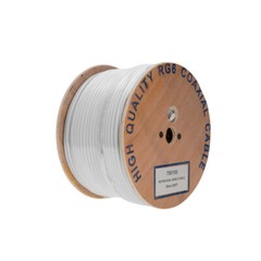 RG6 Coaxial Cable 500FT/1000FT 18AWG Dual Shield Outdoor 3GHz Satellite TV LOT