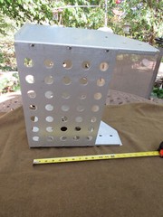 VINTAGE HAM RADIO HOME BREW DEVICE COOLING ENCLOSURE W/FAN