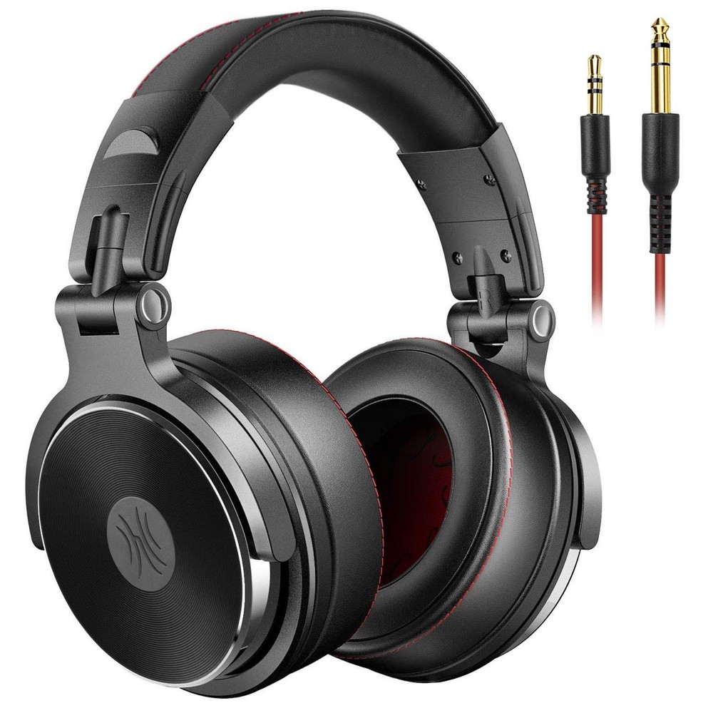 OneOdio Pro~50 Hi~Res Over~Ear Wired Headphones for Studio Monitoring, Black