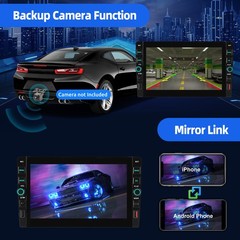 9″ 4+64G Apple CarPlay Double 2 DIN Car Stereo Radio Android GPS Head Unit SWC