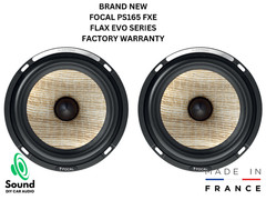 Focal PS165FXE – 6.5″ (16,5 CM) 2-Way Component Speaker Set FLAX EVO Series-WARR