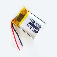 3.7V 150mAh LiPo Rechargeable Battery For Mp3 Bluetooth Headphone VR Lock 601520