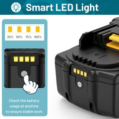 4 Pack 8.0Ah 18V For Makita LXT Lithium-Ion BL1830B BL1830 BL1860B Tool Battery