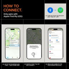 Spigen TagMe Bluetooth Tracker Item Finders with Apple Find My (iOS Only)
