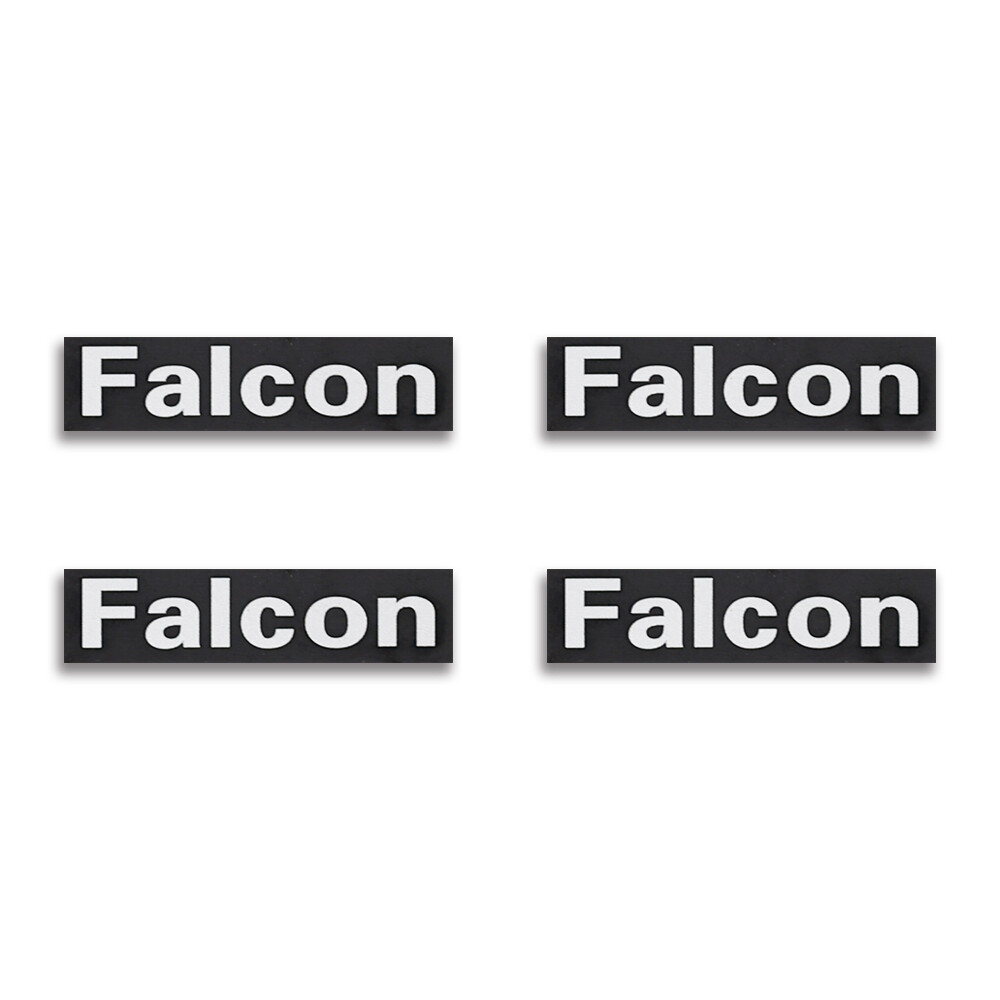 FALCON LS3/5A Speaker Grill Logo Badge Aluminum 40mm(1.57″)X10mm(0.39″)