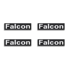 FALCON LS3/5A Speaker Grill Logo Badge Aluminum 40mm(1.57″)X10mm(0.39″)