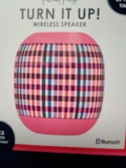 Packed Party Wireless Speaker Bluetooth Over 10 Hours of Play Time Pink/Multi