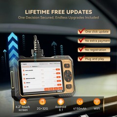 ThinkScan 662 OBD2 Scanner ABS SRS Code Reader Check Engine Car Diagnostic Tool