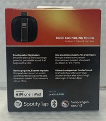Bose SoundLink Micro Portable Bluetooth Speaker 2nd-Gen, 12 Hours Battery-New