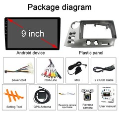 For 2003-2004 Toyota Matrix Car 4+64GB Navi GPS Carplay Android 13 Radio Stereo