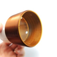 1pcs ID:58mm Double 4 + 4 Ohm Bass Voice Coil for Woofer Bass Speaker