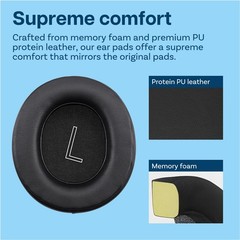 Replacement Ear Pads for Xbox Wireless & Wired Headsets – Memory Foam Black