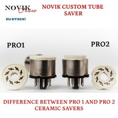 Novik 8 Pin Octal Tube Ceramic Socket Saver Pro1 For 6L6 6V6 6sn7 El34 4pcs