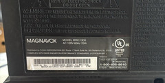 Magnavox MWC13D6 TV 13″ Built-in DVD Player Silver/Black, Retro Gaming, WORKS