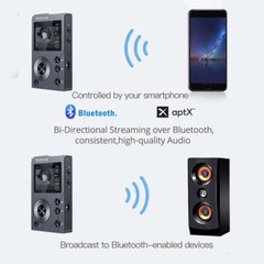 Surfans F20 HiFi MP3 Player with Bluetooth 5.2 Lossless DSD Audio up to 256GB