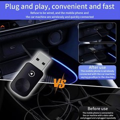 2-in-1 Wireless Wifi Apple CarPlay Android Auto USB Navi GPS Plug & Play Adapter