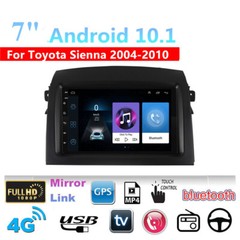 7” For Android 10.1 Quad-core Car Stereo Radio GPS WIFI For Toyota Sienna 04-10