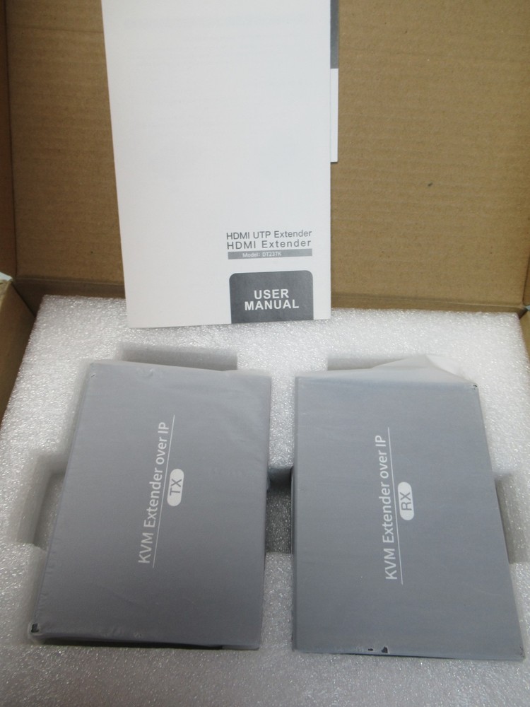 DT237K OEM HDMI KVM Extender Over Cat6 1080P 60Hz 150M HDMI Over Ethernet