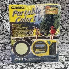 CASIO JY-70 LCD COLOR TV Mini Pocket Portable Television – Sealed With Rip