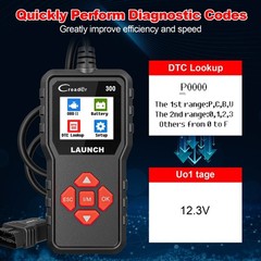 LAUNCH CR300 Car Engine Diagnostic Scanner OBD2 Fault Code Reader Tool CAN EOBD&