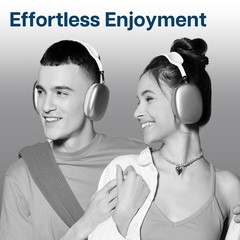 Ear Pads Replacement for AirPods Max Mesh Fabric with Silicone Layer–Space Grey