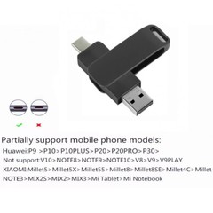 USB 64-256GB Type-C Flash Drive Memory Thumb Stick For Type C Android Phone