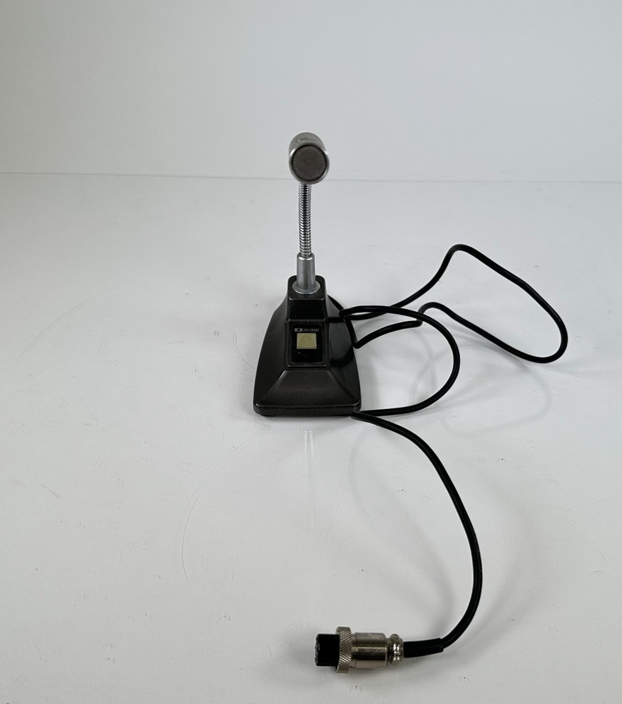 Vintage Orginal Icom IC-SM5 8 Pin Desktop Microphone Ham Radio Base