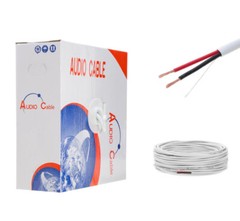 500ft Speaker Wire 18AWG 2 Conductor 18/2 Gauge CL2 In Wall Bulk Audio Cable