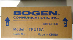 Bogen TPU15A Telephone Paging Amplifier 15 Watt 70V/25V TPU-15A