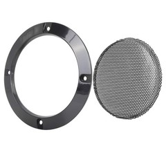 2pcs 4 Inches Metal Glossy Audio Speaker Cover Mesh Subwoofer Grill Horn Guar…