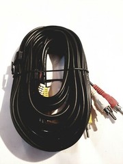 6FT COMPOSITE RCA AUDIO VIDEO CABLE YELLOW WHITE RED 6′ CORD for DVD VCR TV CAM