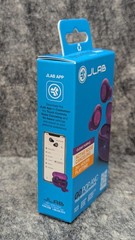 JLab Go Pop ANC True Wireless Bluetooth Earbuds Transparent/Clear Purple 🔥New🔥