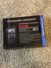 New Standard Horizon VHF FM HX40 Marine Transmitter Submersible Boating Free P&H